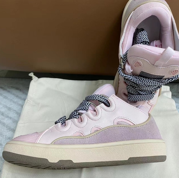 LANVIN CURB SNEAKERS pink - Picture 3 of 6